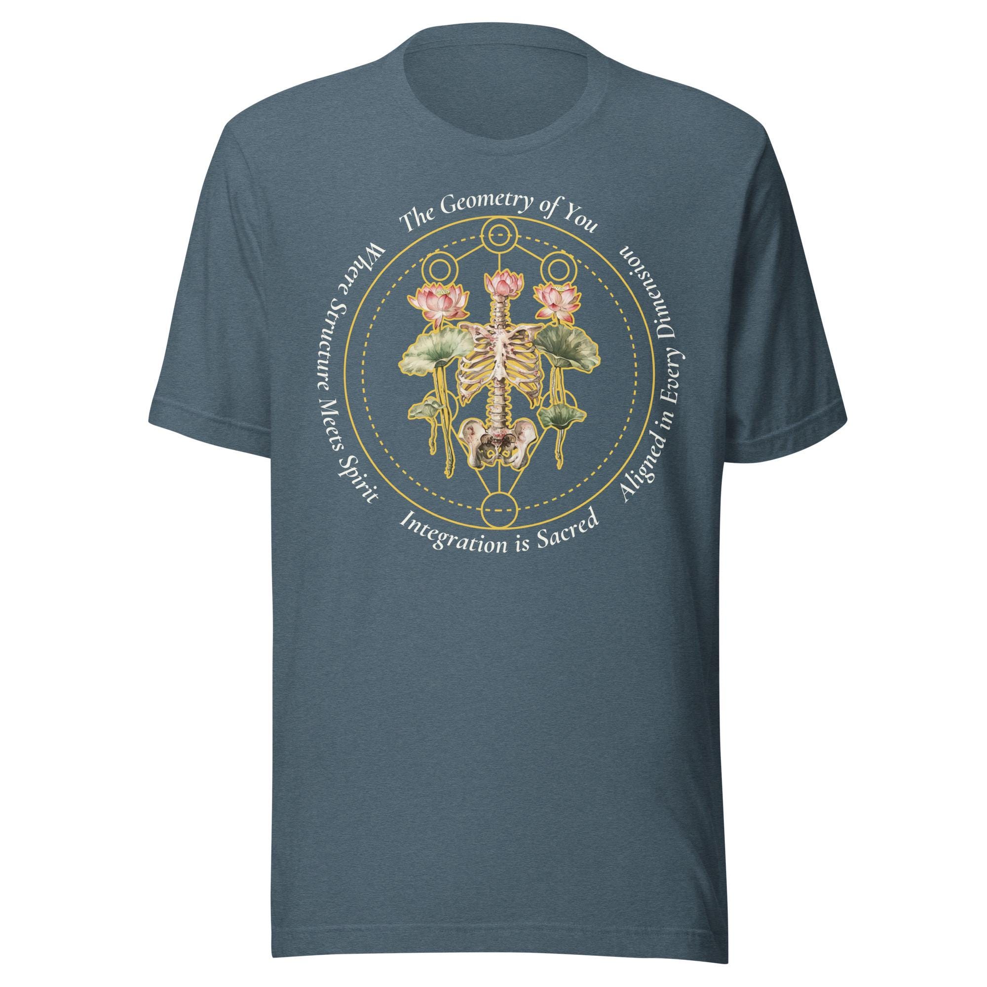 聖なる解剖学Tシャツ | 神経系Tシャツ | BGIカイロプラクターギフト 