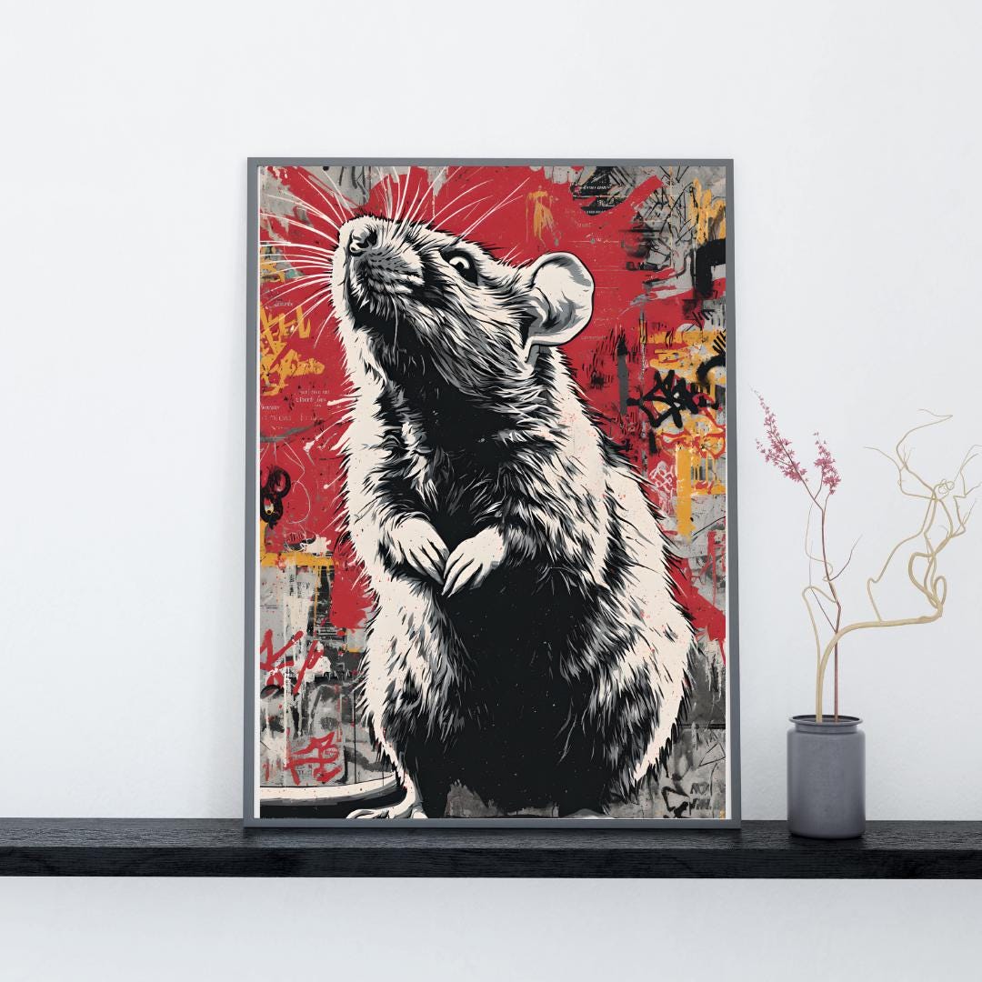 Banksy バンクシー 「You Lie Rat」サイン 書類付 