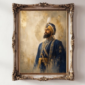 Guru Gobind Dev Wall Art Sikh Wall Art Indian wall art Digital Download Best seller wall art *