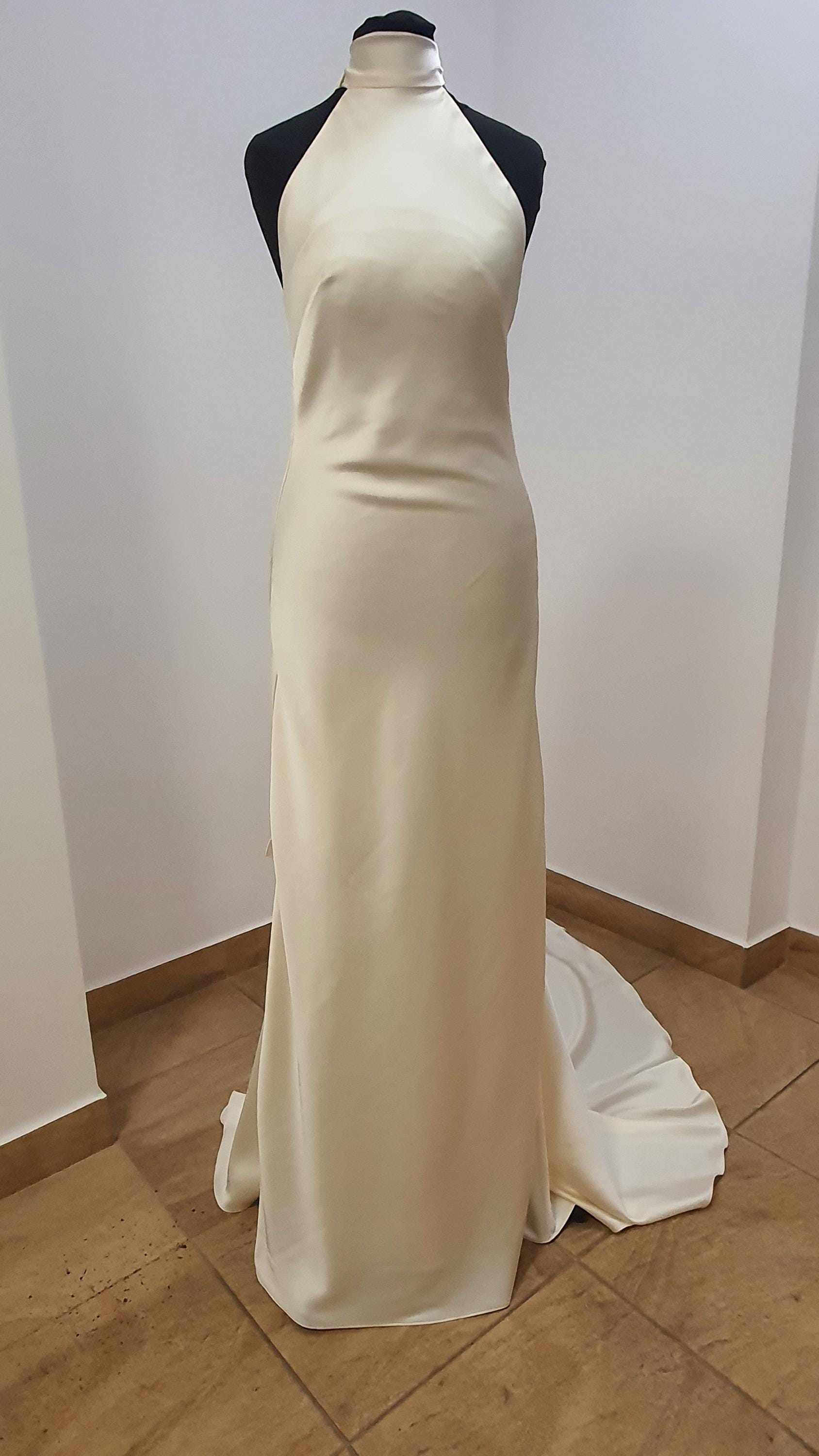 Robe de mariée Brandee satin dos nu