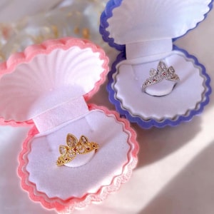 Princess Crown Ring, Princess Crown Engagement Ring, Princess Jewelry