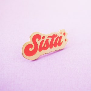 Pin's Sista cadeau pour copine image 1