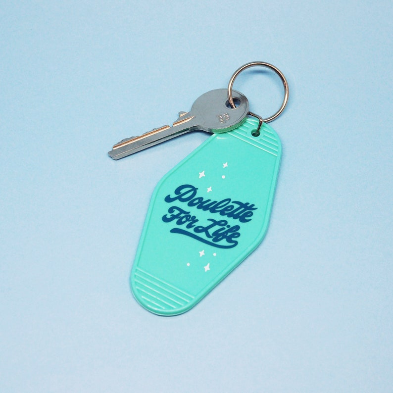 Motel Keychain Poulette For Life image 1