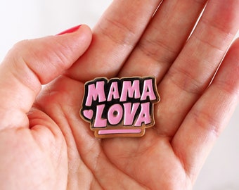 Enamel pin "Mama Lova" gift for her
