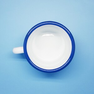 Retro enamel mug Poulette For Life image 3