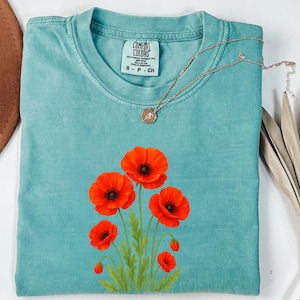 Pink Poppies Fabric - Etsy