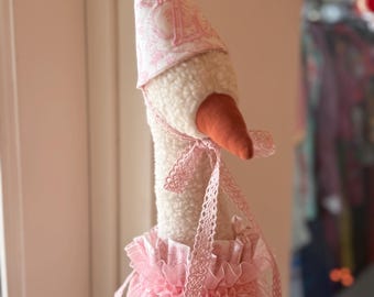 Handmade Goose Plushie, Customizable
