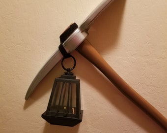 7 dwarfs costume parts Pickaxe Prop for Grumpy, Sneezy, Happy, Sleepy, Bashful just a Lightweight Pick ax or add a Plastic Lantern for Doc!