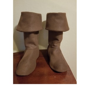 Boot SHOE COVERS Pirate, Prince Charming, Jedi, Riding boots in Brown, Black, Camel or Copper! Finish your Costume in comfort!