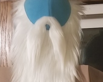 Merlin Beard Extra long white beard with mustache for Wizard costume can add some Bermuda Merlin glasses if ya need em