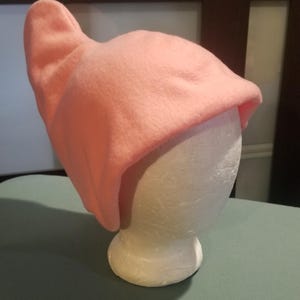 7 Dwarf Hat soft Fleece pointed up or hanging down, it&#39;s the CUTEST DESIGN online in non-standard colors like Pink, coral, red, lime green