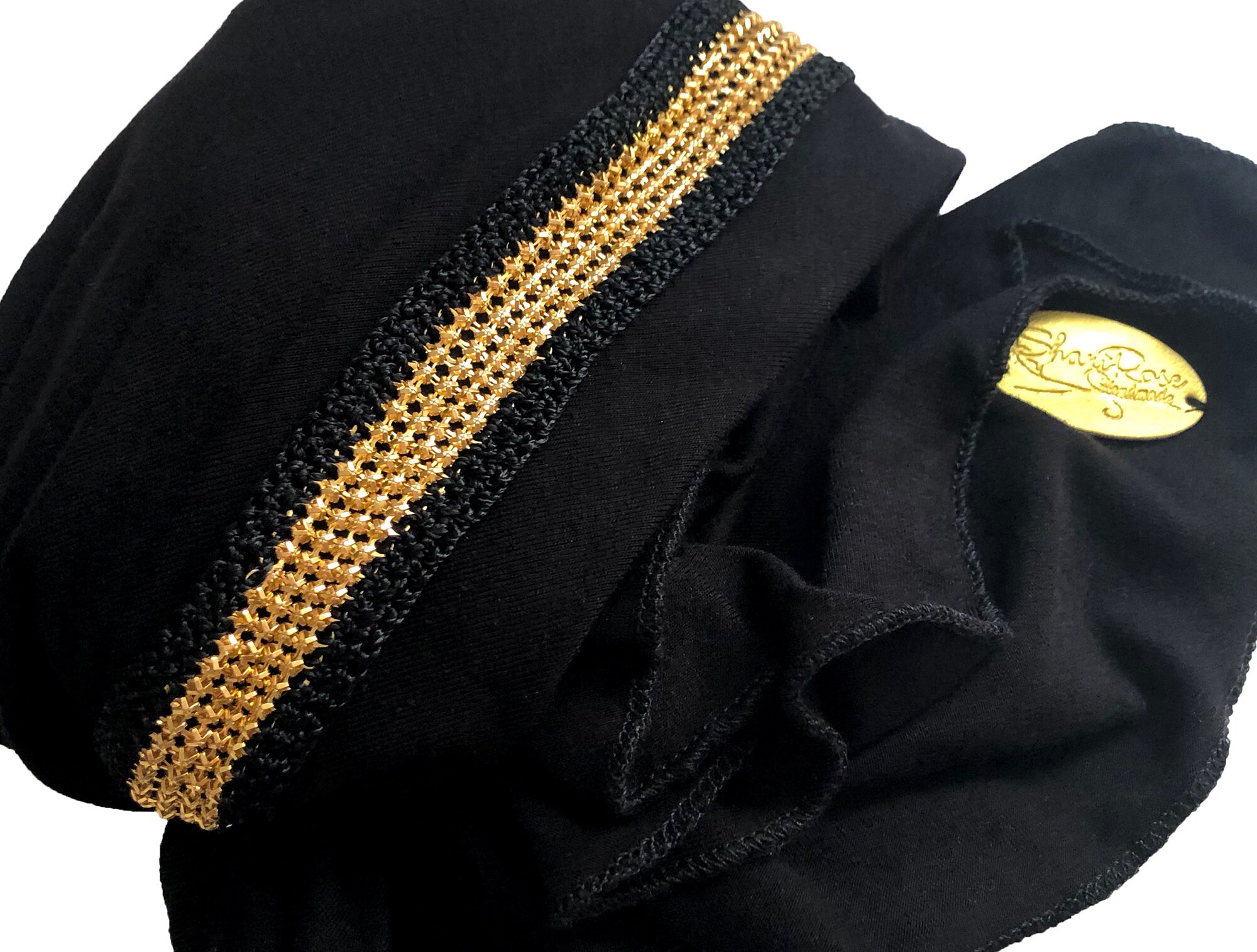 bandana schwarz gold