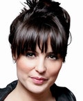 Brunette Clip in Bangs Hair Extensions 100% Virgin Brazilian Human Hair Luxury Fringe Modern Chic Dark Brown Hair Clip In Bang ShariRose product logo