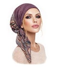 Mauve Head Wear Headscarf Non-Slip Cashmere for Women Pre-Tied Bandana - ShariRose product logo