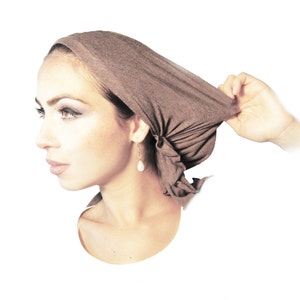 Non-Slip No Slip Wig Grip Headband Head band Brown Velvet Keeps Anything Slippery On Your Head All Day Long ShariRose Handmade ... 002 image 3