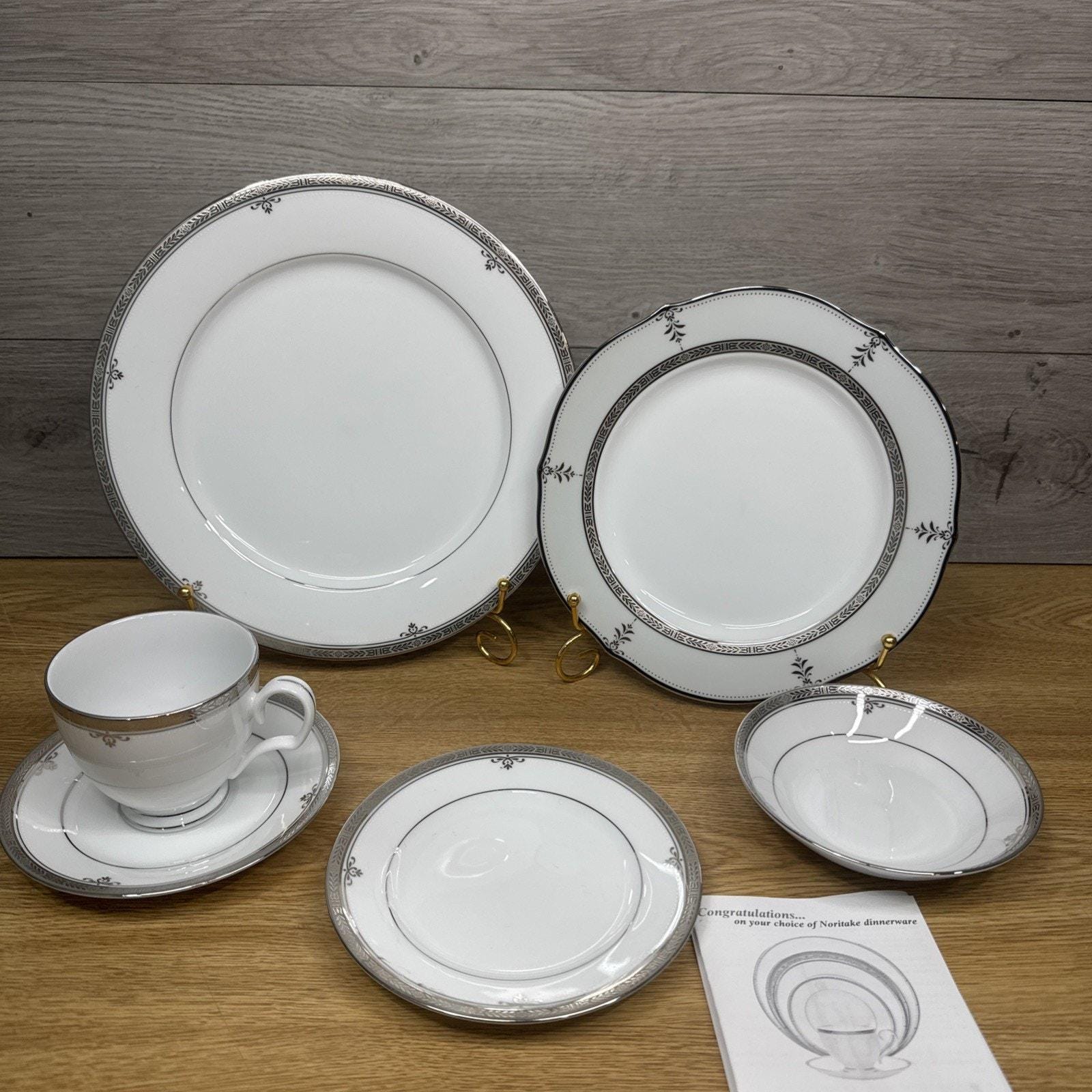 Noritake BUCKINGHAM Bone China 6 Piece PLACE SETTINGS - Etsy
