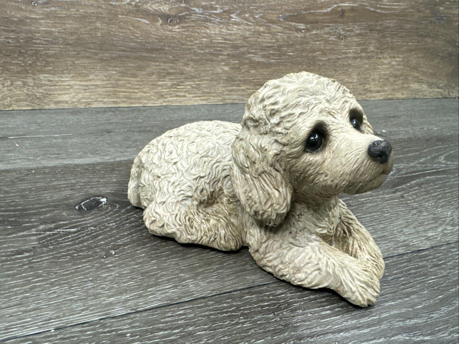 Sandicast 80's Vintage Sandra Brue #135 Poodle Pup Light Hand Cast