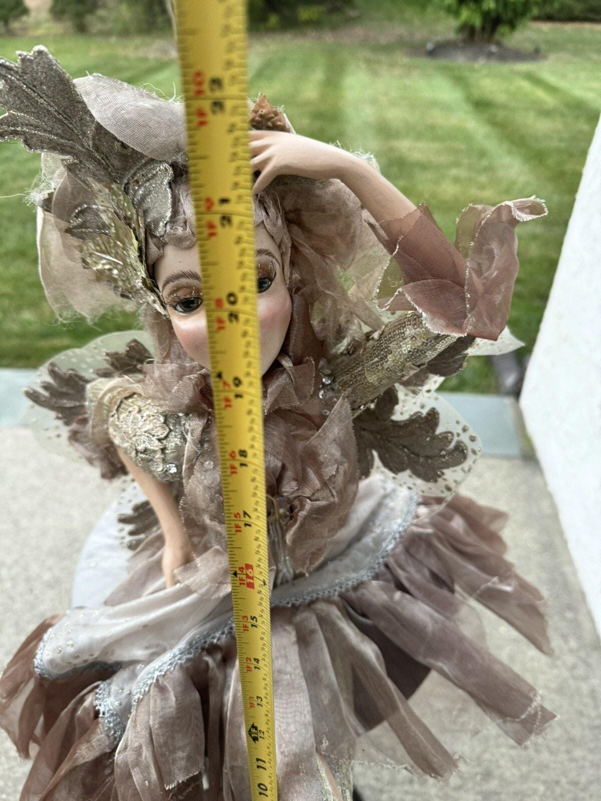 Katherine's Collection Wayne Kleski Sitting Fairy Doll Retired 23