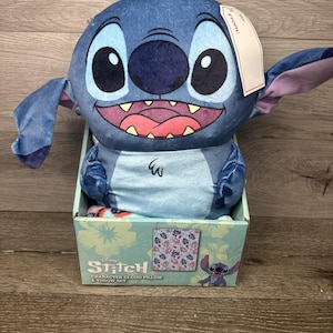 Disney Lilo & Stitch Touch Throw Blanket and HD Hugger New with Tag image 1