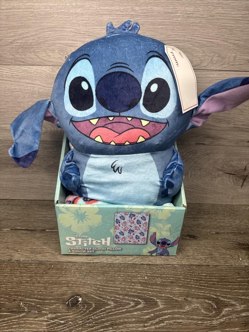 Disney Lilo & Stitch Touch Throw Blanket and HD Hugger New with Tag image 1