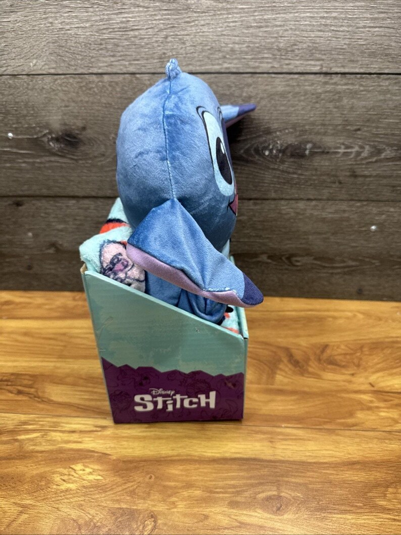 Juego de manta y almohada Disney Stitch con tacto sedoso, 101 x 127 cm imagen 6