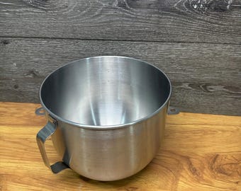 Batidora KitchenAid de pie, 5 cuartos de galón, con elevador y tazón mezclador de acero inoxidable (solo tazón)