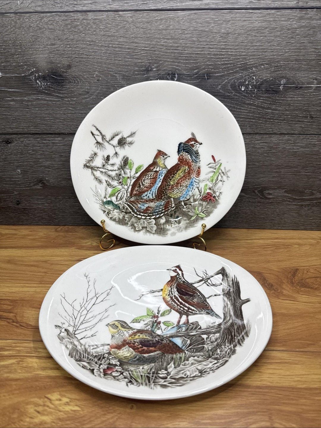 Buy Johnson Brothers Game Birds 11” Dinner Plates Quil & Ruffed