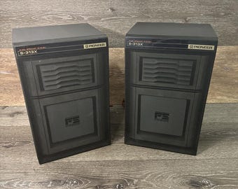 Vintage PIONEER S-313X Regalboxen 2-Wege 60W 6 Ohm ~ Ein Paar