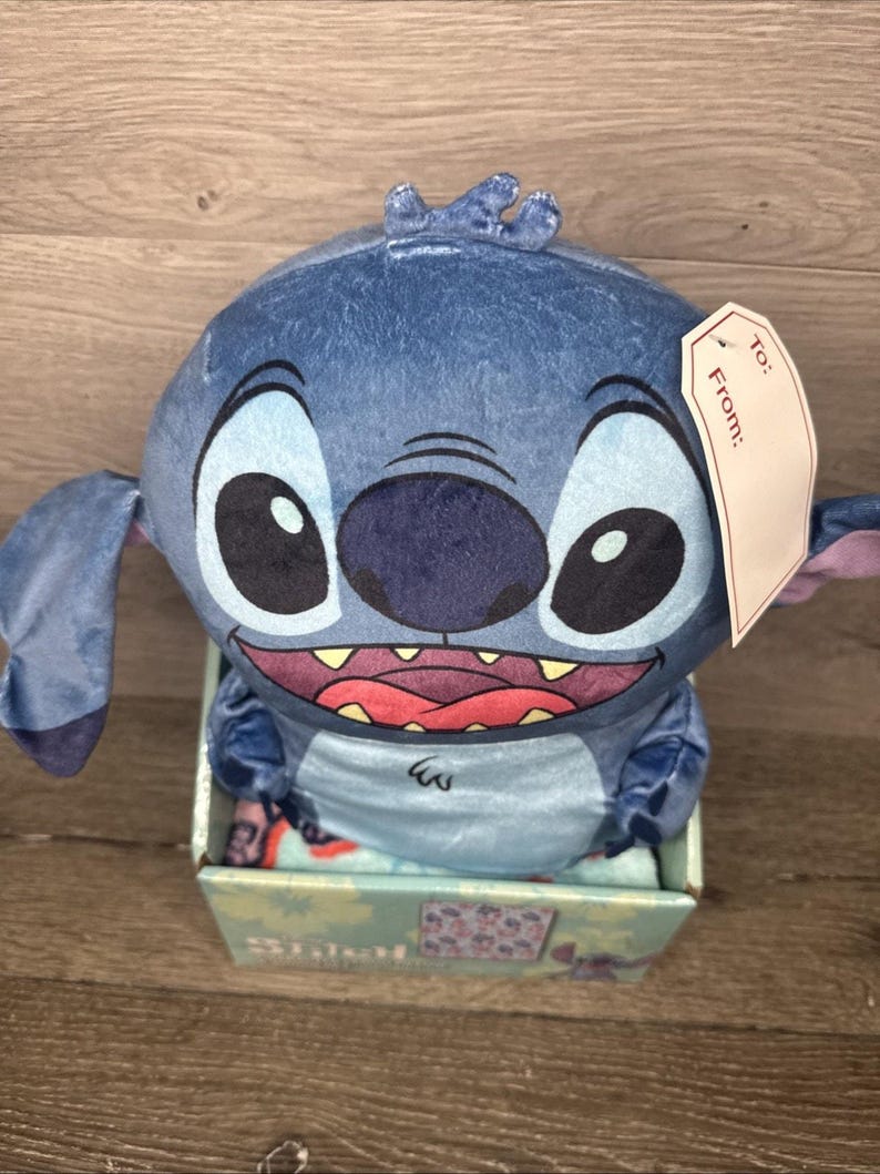 Disney Lilo & Stitch Touch Throw Blanket and HD Hugger New with Tag image 3