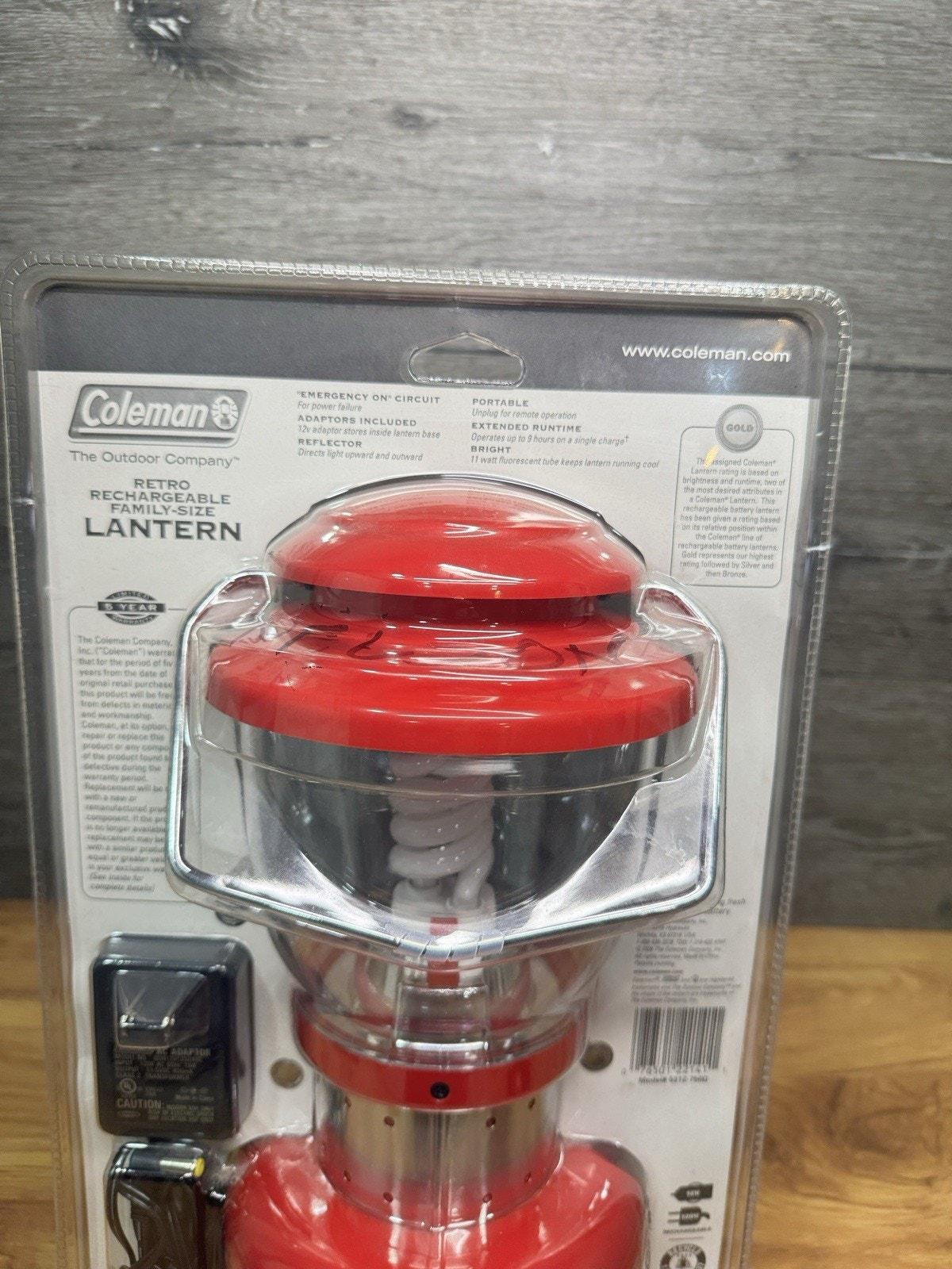 2006 Coleman Retro Rechargeable Full-size Lantern Model 5312-750D