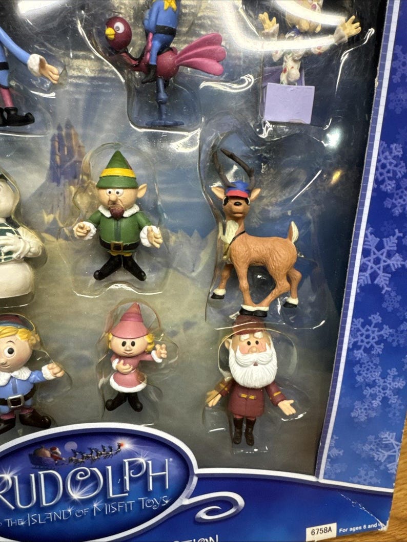 Rudolph & the Island of Misfit Toys Holiday Figurine Collection-2002 ...