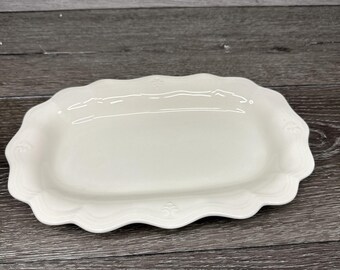 LENOX Casual Elegance Relish Dish 10.5x6.75”
