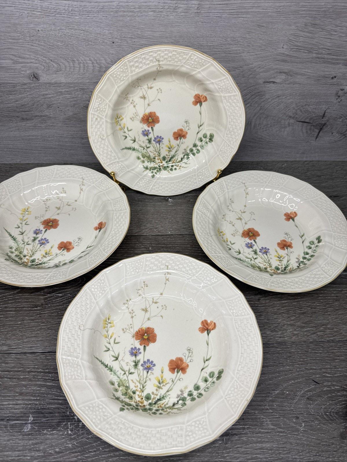 Mikasa Margaux Fine Ivory 9-1/4” Rimmed Soup Bowl D1006-set of 4