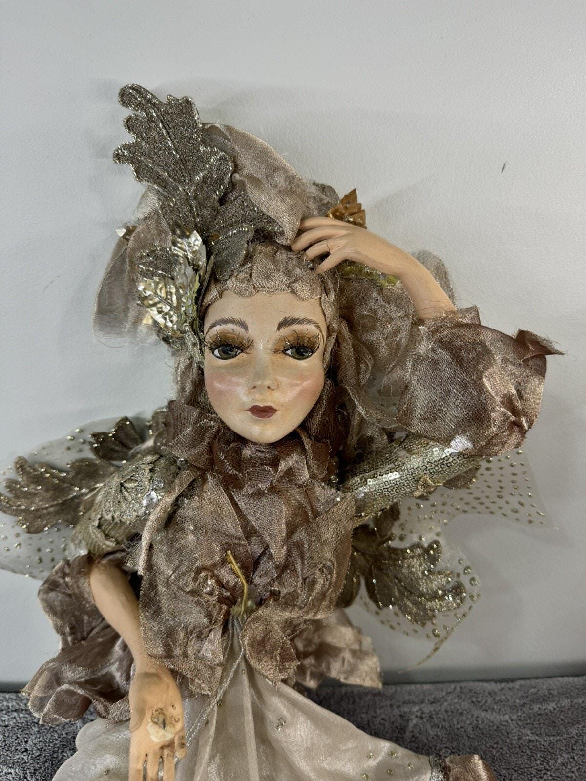 Katherine's Collection Wayne Kleski Sitting Fairy Doll Retired 23