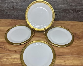 Lenox Aristocrat Goudgecoate Broodborden 6-3/8” Set van 4