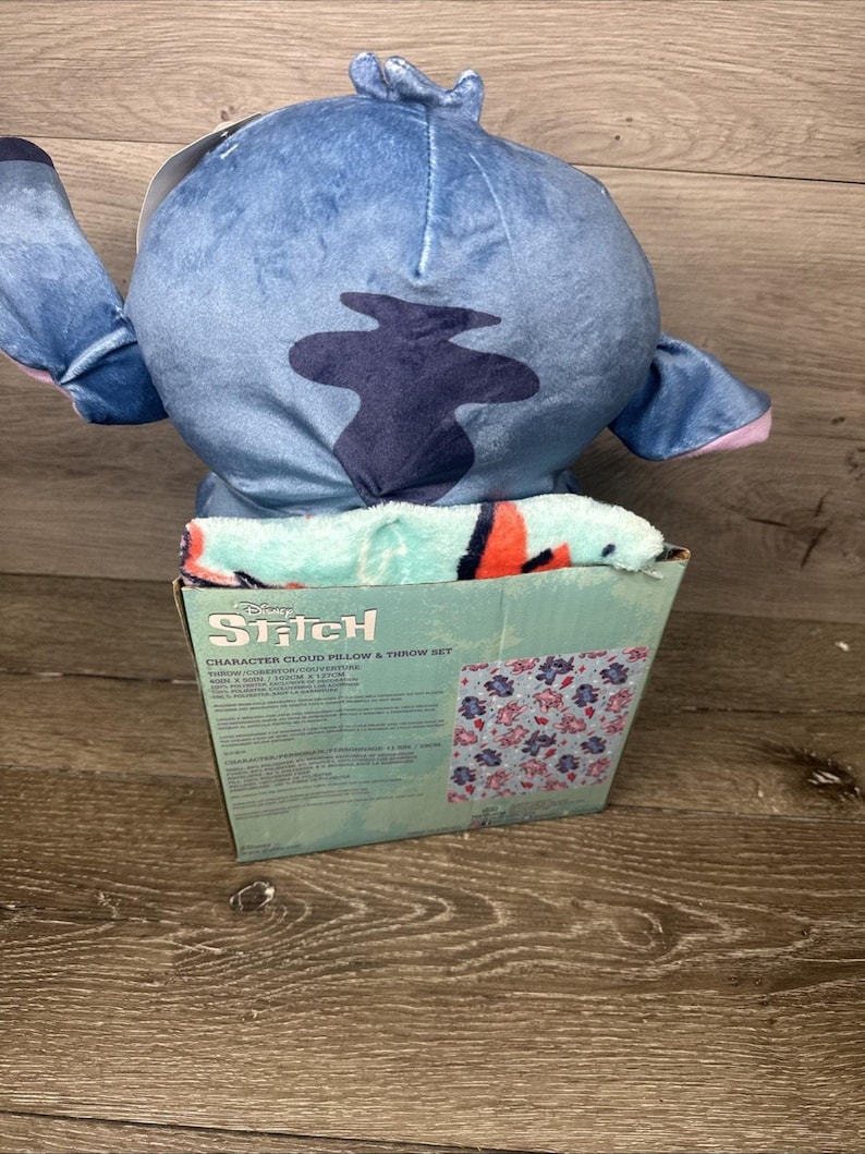Disney Lilo & Stitch Touch Throw Blanket and HD Hugger New with Tag image 4