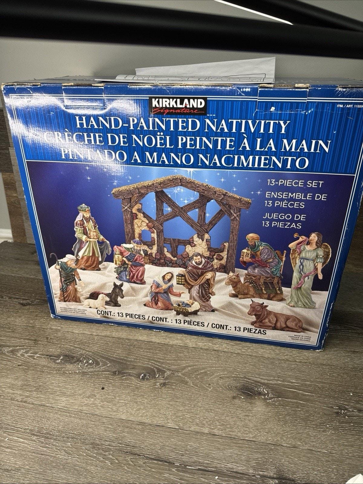 【未使用】KIRKLAND ナティビティセット 19ピース 【キリストの降誕】 未使用】KIRKLAND ナティビティセット 19ピース 【キリストの