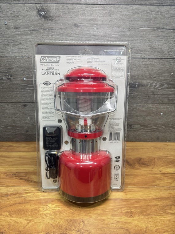 2006 Coleman Retro Rechargeable Full-size Lantern Model 5312-750D