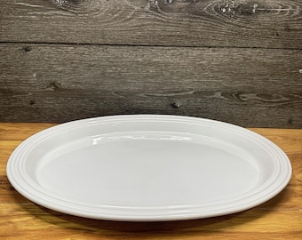 Le Creuset Large Oval Serving Platter Tray 18" x 13" White