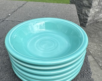 Frutero Fiesta de 13,6 cm (5-3/8") color turquesa, juego de 6 cuencos FIESTAWARE de 177 ml (6 oz).