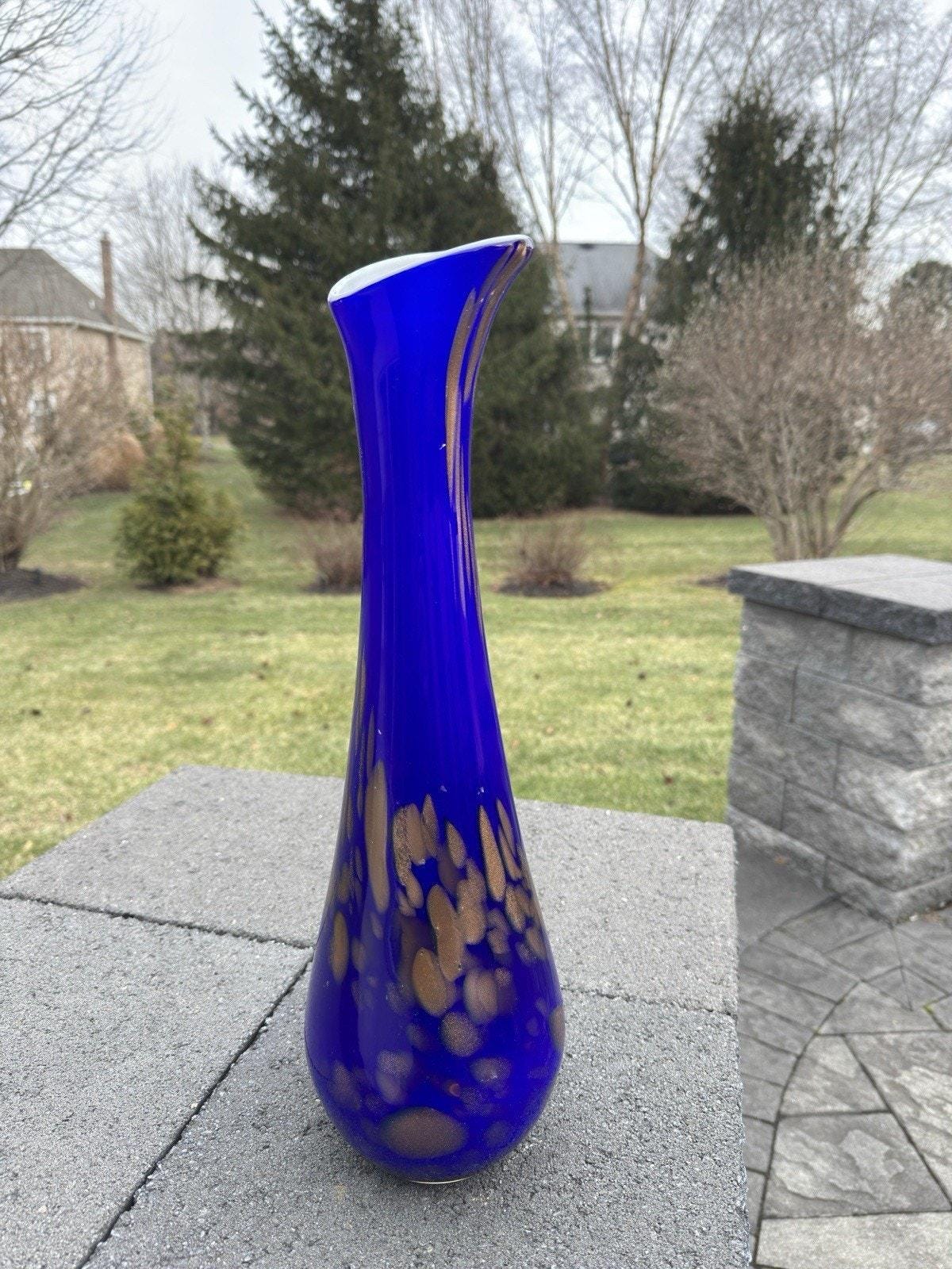 18 tall cobalt blue vase - Etsy 日本