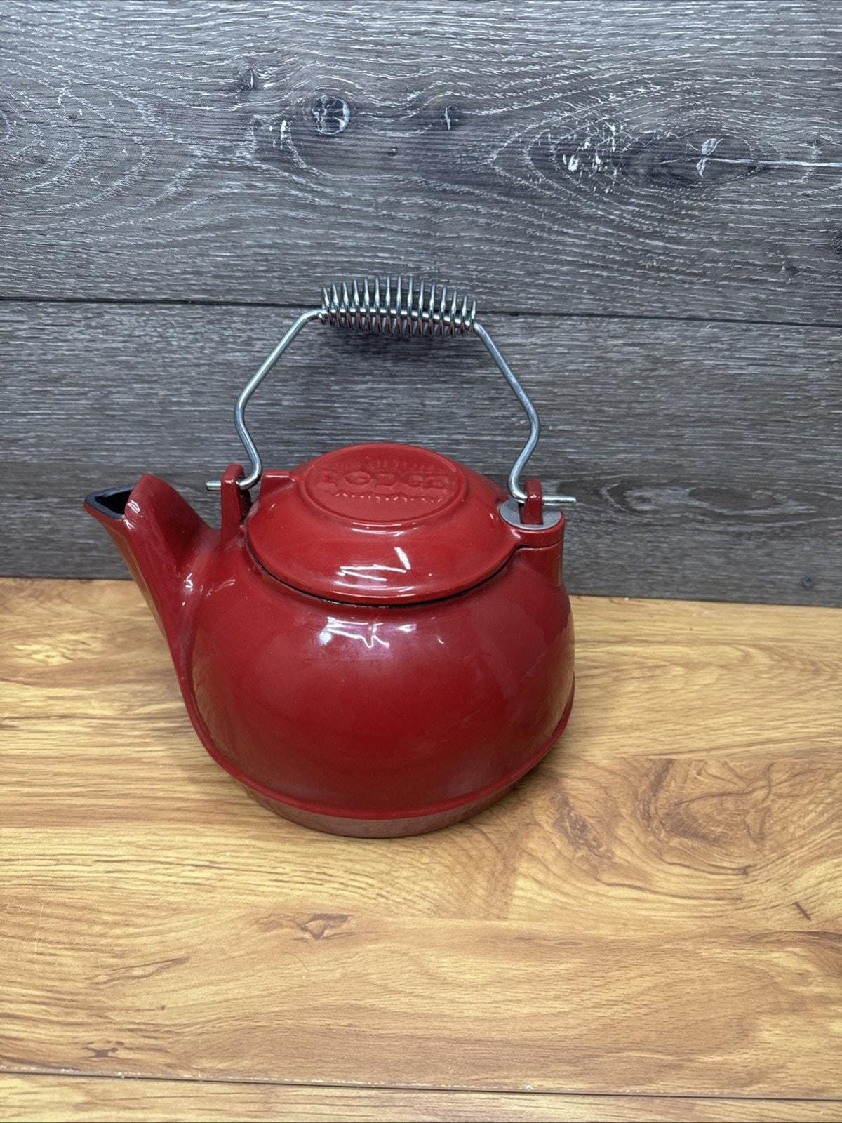 Cast Iron Kettle Lodge Vintage Tea | LODGE Bottom Flat #7 - #8 