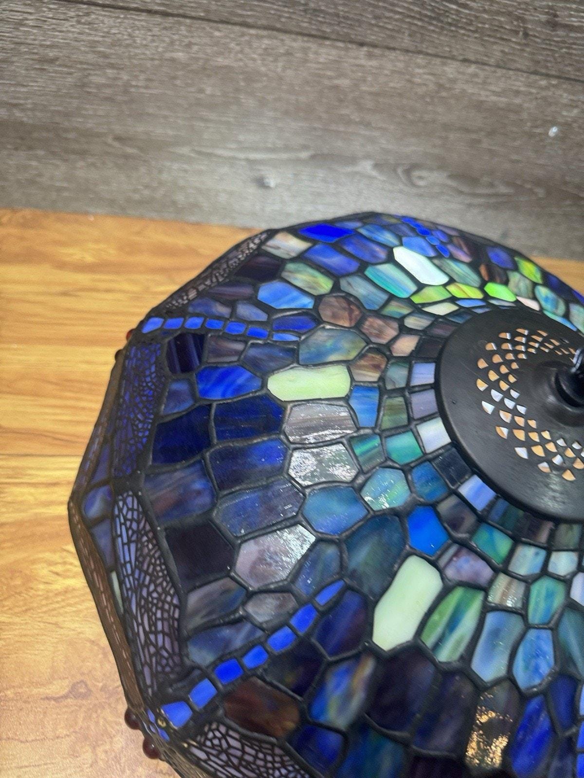 Quoizel Collection Dragonfly Stained Glass Lamp Shade 15x6.5” - Etsy