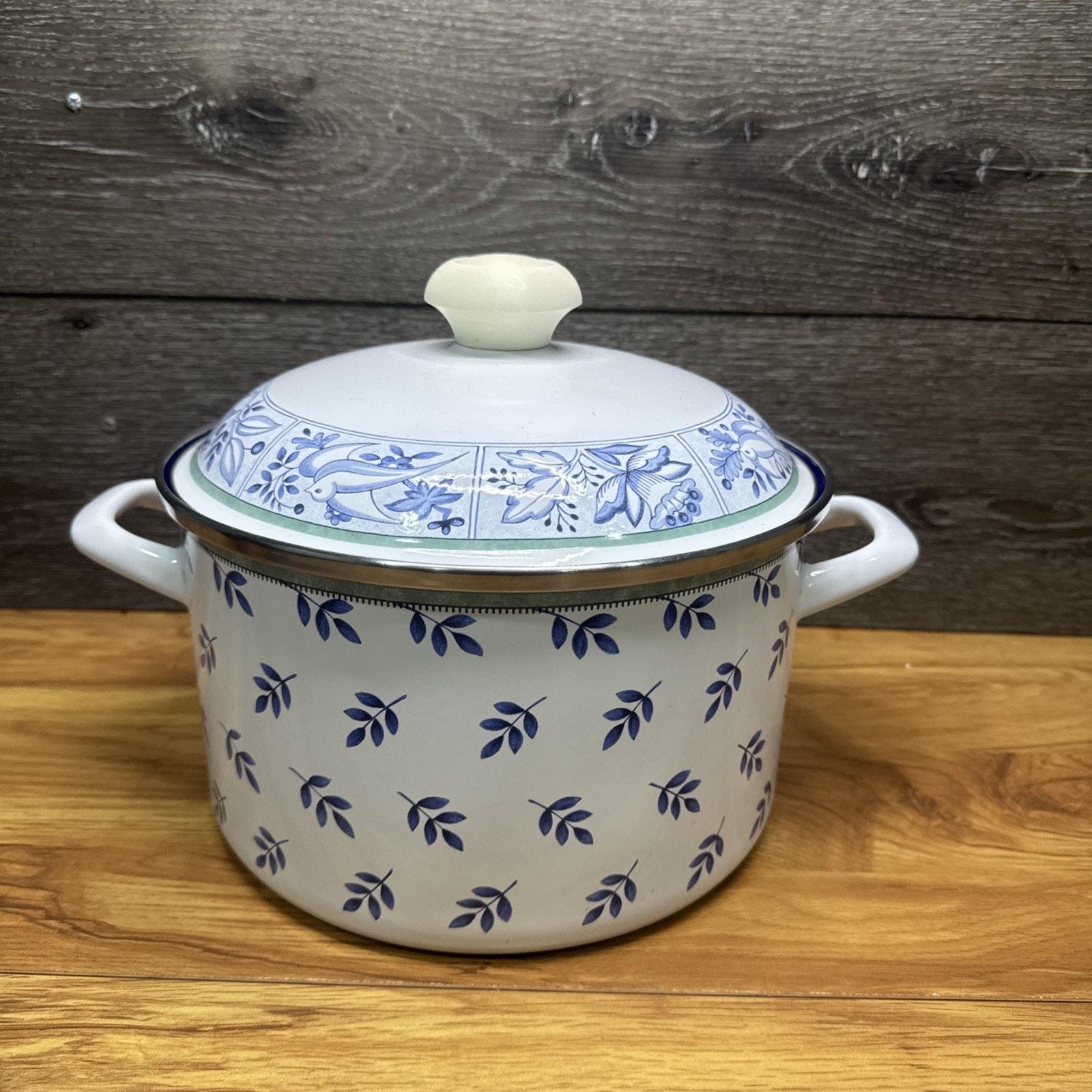 Villeroy & Boch ホーロー容器【中古】 Villeroy & Boch Switch 3 Metal Stew Stock Pot With Lid 6 Quart