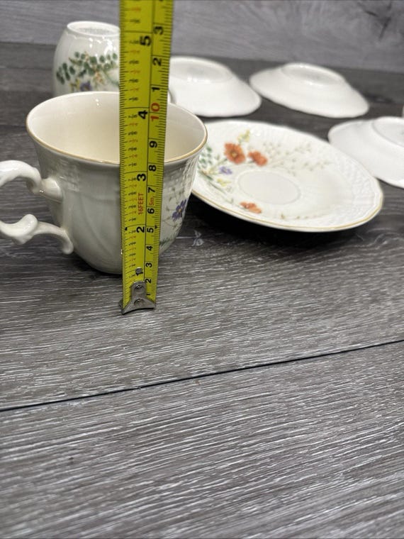 Mikasa Margaux Fine Ivory Cup & Saucer D1006 Japan~set of 3 - Etsy