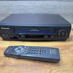 Panasonic PV-V4021 VCR Blue Line Hi-fi Stereo Omnivision Remote