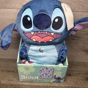 Disney Lilo & Stitch Touch Throw Blanket and HD Hugger New with Tag image 2