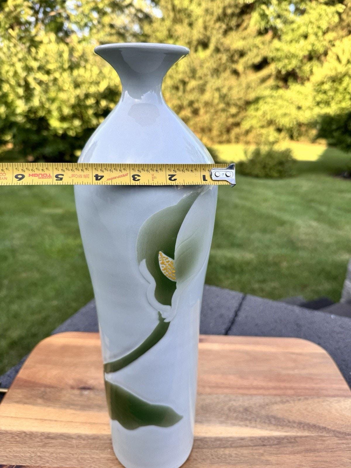 Maitland Smith LTD Vintage Hand Painted Vase 17” Tall - Etsy Hong Kong