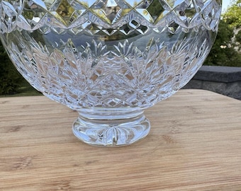 Waterford Crystal Pedestal Centerpiece 8" Bowl