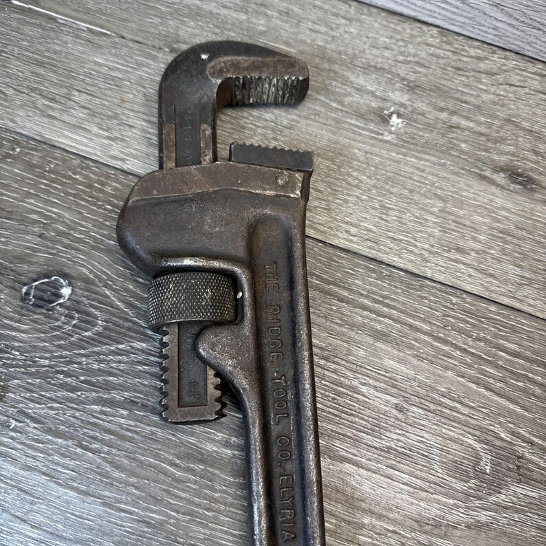 Ridgid Tools Elyria Ohio Usa 18" Pipe Wrench image 3